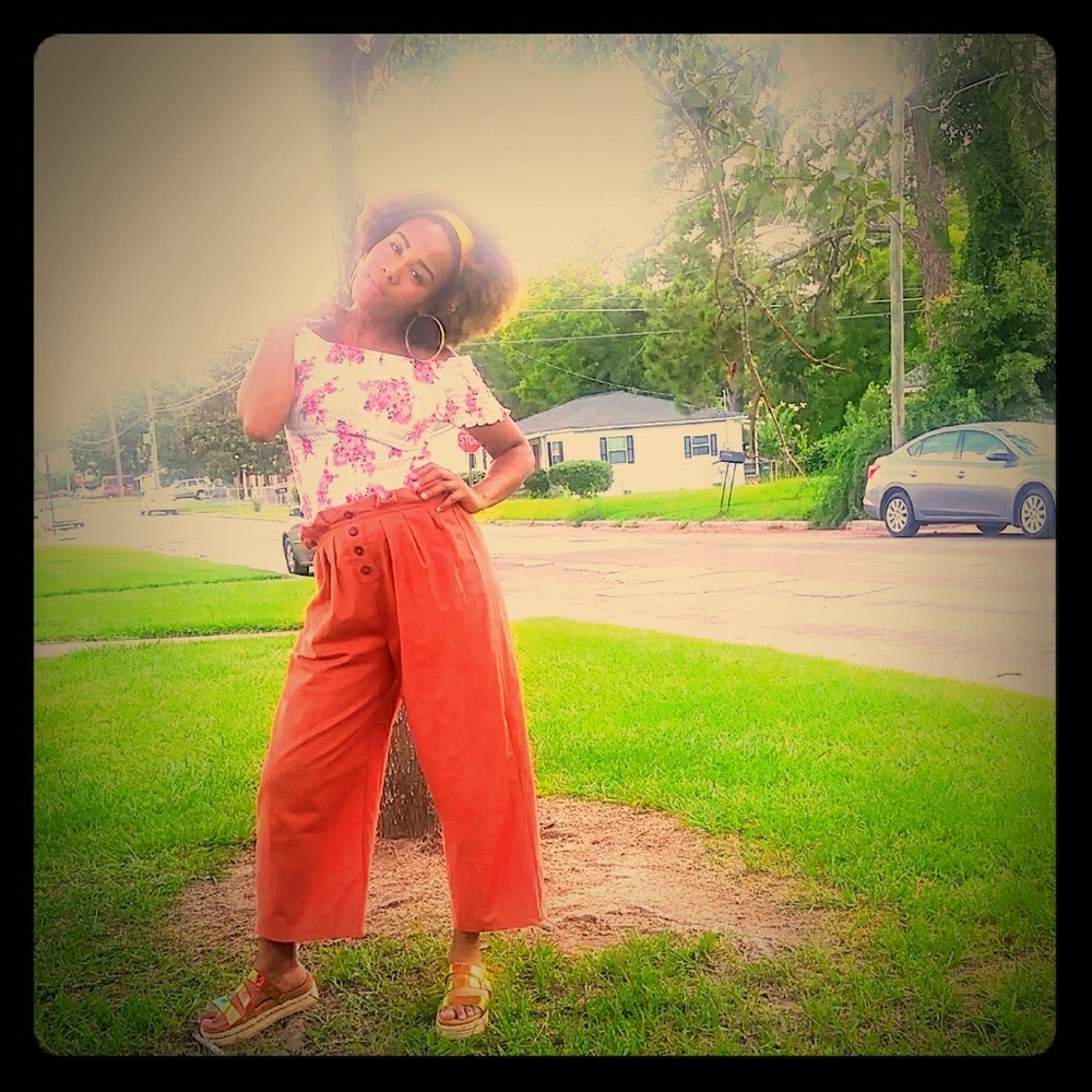 Womens Crop Pants